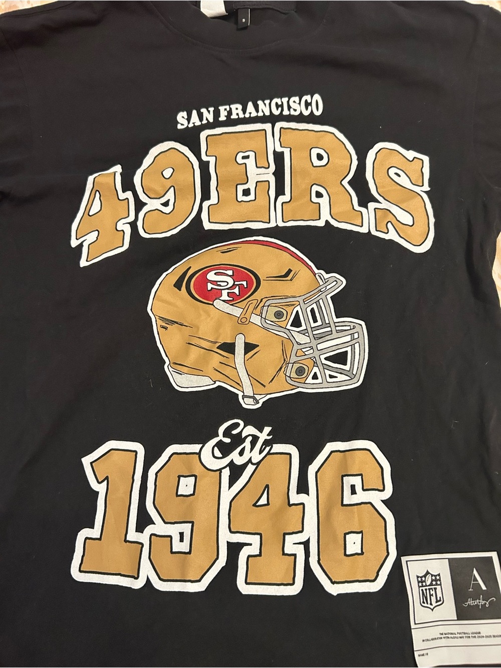 Limited edition NFL x Aleali May 49ers collaboration unisex tee